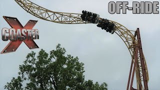 XCoaster OffRide Footage 60FPS Magic Springs Maurer Sohne SkyLoop  NonCopyright [upl. by Yanffit582]