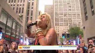 Keha  Take It Off  Live Today Show 08132010 [upl. by Fadden]