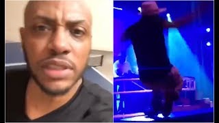 Mystikal Responds After Falling Off Stage At Concert [upl. by Aihsyt]