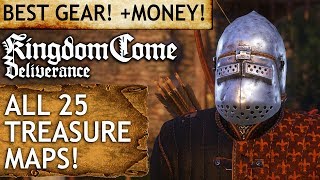 Kingdom Come Deliverance  All 25 Treasure Maps [upl. by Esteban]