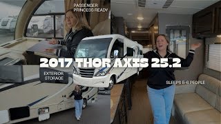 2017 THOR MOTOR HOME AXIS 252 RV TOUR  Medina OH [upl. by Akkire]