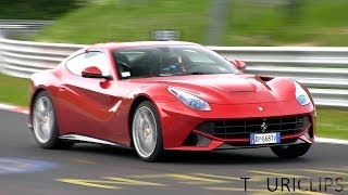 Ferrari F12 Berlinetta full throttle testing on the Nürburgring [upl. by Giaimo444]