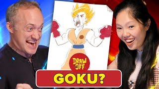 Animator Vs Cartoonist Draw Dragon Ball Z Characters From Memory ft Ross Draws • DrawOff [upl. by Malvin]