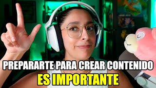 Como prepararse para ser creador de contenido [upl. by Nohs482]