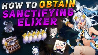 All 5 Ways To Obtain Sanctifying Elixer  Genshin Impact Update V50 [upl. by Septima71]