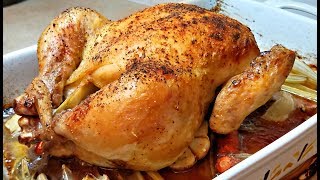 How to Cook Roast Chicken  Baked Chicken Recipe  Oven Roasted Chicken [upl. by Adaval654]