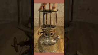 vintage kerosene lamp  How the gas mantle made lamp 10x brighter pressure kerosene lamp ancient [upl. by Wittie544]