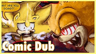 FLEETWAY SONIC VS SUPER SONIC COMIC DUB [upl. by Chuah]