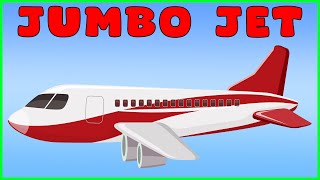 Airplane 3D Cartoon Animation Video for Kids  Jumbo Jet Aircraft Videos For Children amp Toddlers [upl. by Chute410]