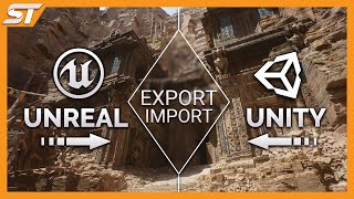 UNREAL ENGINE to UNITY  How to Export Models [upl. by Oicanata528]