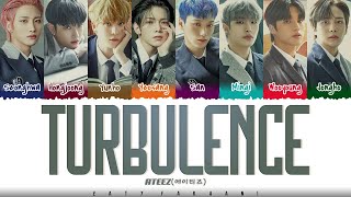 ATEEZ 에이티즈  Turbulence 야간비행 Lyrics Color CodedHanRomEng [upl. by Lak]