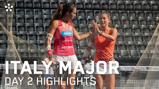 BNL Italy Major Premier Padel Highlights day 2 Women [upl. by Duma461]