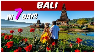 Bali Itinerary 7 Days  Bali Travel Guide  Complete Bali Tour Plan [upl. by Okier]