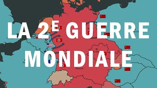 La deuxième guerre mondiale  le résumé [upl. by Enniotna]