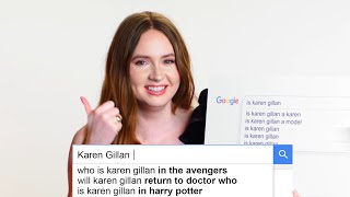 Karen Gillan Answers the Webs Most Searched Questions  WIRED [upl. by Siesser]