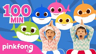 Baby Shark More and More  Compilation  Pinkfong Baby Shark Official [upl. by Aztirak]