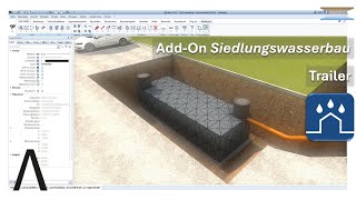 Allplan AddOn Siedlungswasserbau  Trailer [upl. by Neelav]