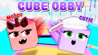 CUBE Obby With MOODY Roblox [upl. by Fradin]