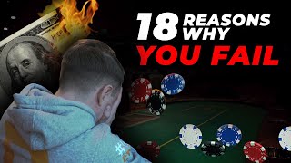 18 Reasons Why YOU Keep Losing At Poker [upl. by Byrann]