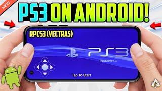 PS3 EMULATOR FOR ANDROID OFFLINE COMING FROM VECTRAS TEAM  RPCS3 PORT [upl. by Selina855]