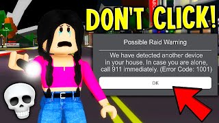 The CREEPIEST ERRORS on ROBLOX BROOKHAVEN [upl. by Annaiviv]