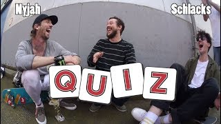 Nyjah Huston amp Astroschlacks im Skateboard Quiz Pilot [upl. by Hurlbut6]