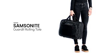 Samsonite Guardit Rolling Tote  Bagageonline [upl. by Eiliab26]