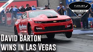 David Barton wins Factory Stock Showdown at the NHRA Nevada Nationals [upl. by Boigie]