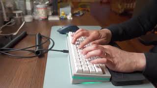 E6V2 with Zealios 65g v2 and KAT Alpha extended typing test [upl. by Sekyere]