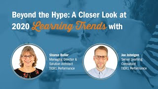 Beyond the Hype Webinar A Closer Look at 2020 Learning Trends [upl. by Hy]