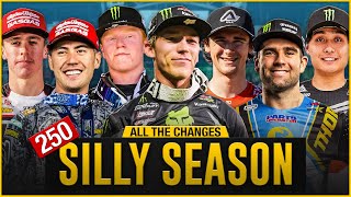 New Bikes Contracts Team Changes and More  Silly Season 250 Class [upl. by Morehouse]