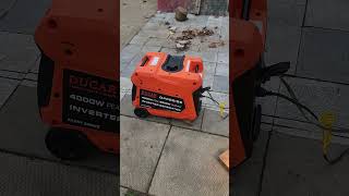 Ducar D4000W Inverter Generator Load Test automobile cubcadet lawnmower [upl. by Tidwell]