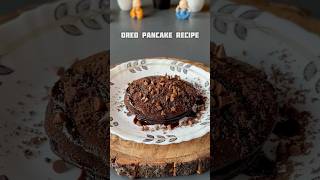 Trending recipe of Oreo Pancakes shorts oreo dessert chocolate pancake [upl. by Rickert326]