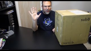 Audio Kanto Sub8 Unboxing [upl. by Einaffit408]