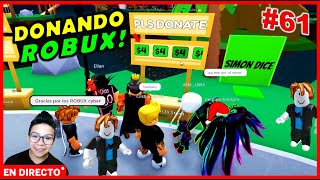 🔴Regalando ROBUX GRATIS por PASCUA  Donando a SUBS ❤  ROBLOX en DIRECTO [upl. by Anilahs986]