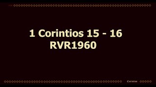 La Biblia hablada  1 Corintios 15  16 [upl. by Annahs]