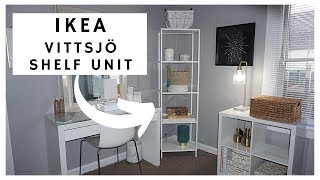 IKEA VITTSJÖ SHELF UNIT  UNBOXING amp ASSEMBLY  IKEA FURNITURE [upl. by Suiradal]