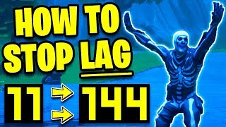 How To STOP LAG on FORTNITE INCREASE FPS amp PERFORMANCE  Fortnite Best Settings to STOP LAG on PC [upl. by Gokey]