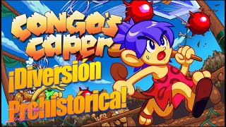 Congos Caper para Super Nintendo  ¡Diversión Prehistórica supernintendo reseñadevideojuegos [upl. by Aihsenak607]