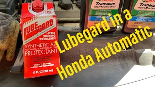 Lubegard Transmission Additive Installation in a Honda [upl. by Blondell]