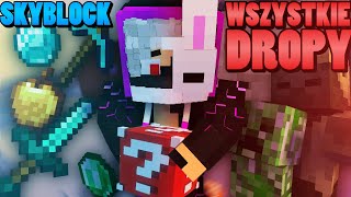 Wszystkie dropy z luckyblocków na skyblocku Fenikscrafta Minecraft [upl. by Hploda]