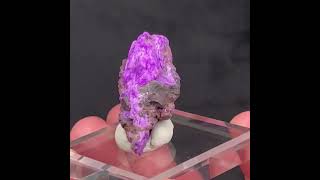 Fibrous Sugilite NChwaning II Mine Kuruman South Africa crystals mineralspecimen minerals [upl. by Georgiana735]