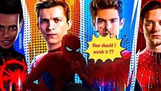 SPIDERMAN All MoviesHow to watch spiderman movies in orderspidermanmarvelspiderverse [upl. by Rehpotsirahc]