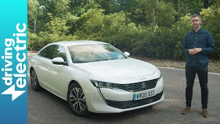 Peugeot 508 Hybrid review – DrivingElectric [upl. by Oinotnaocram]