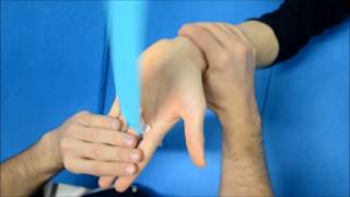 Kinesio Taping per la Sindrome del Tunnel Carpale [upl. by Ynnub]