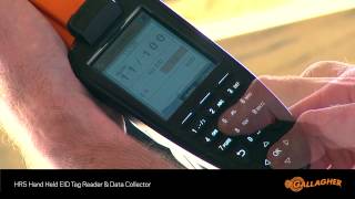 Gallagher HR5 Hand Held EID Tag Reader and Data Collector Introduction [upl. by Barlow]