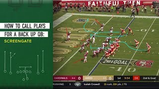 How to Call Plays for a Backup QB  Screengate [upl. by Neidhardt]