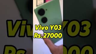 Vivo Y03 Rs27000  Best Mobile Phone under 27000 smartphone smartphonereview vivopakistan [upl. by Lorollas]