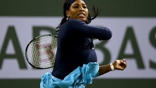 2016 BNP Paribas Open Second Round  Serena Williams vs Laura Siegemund  WTA Highlights [upl. by Dorette]