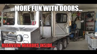 Rusty the Spryte build part 82 front doors truck mirrors [upl. by Joelle]